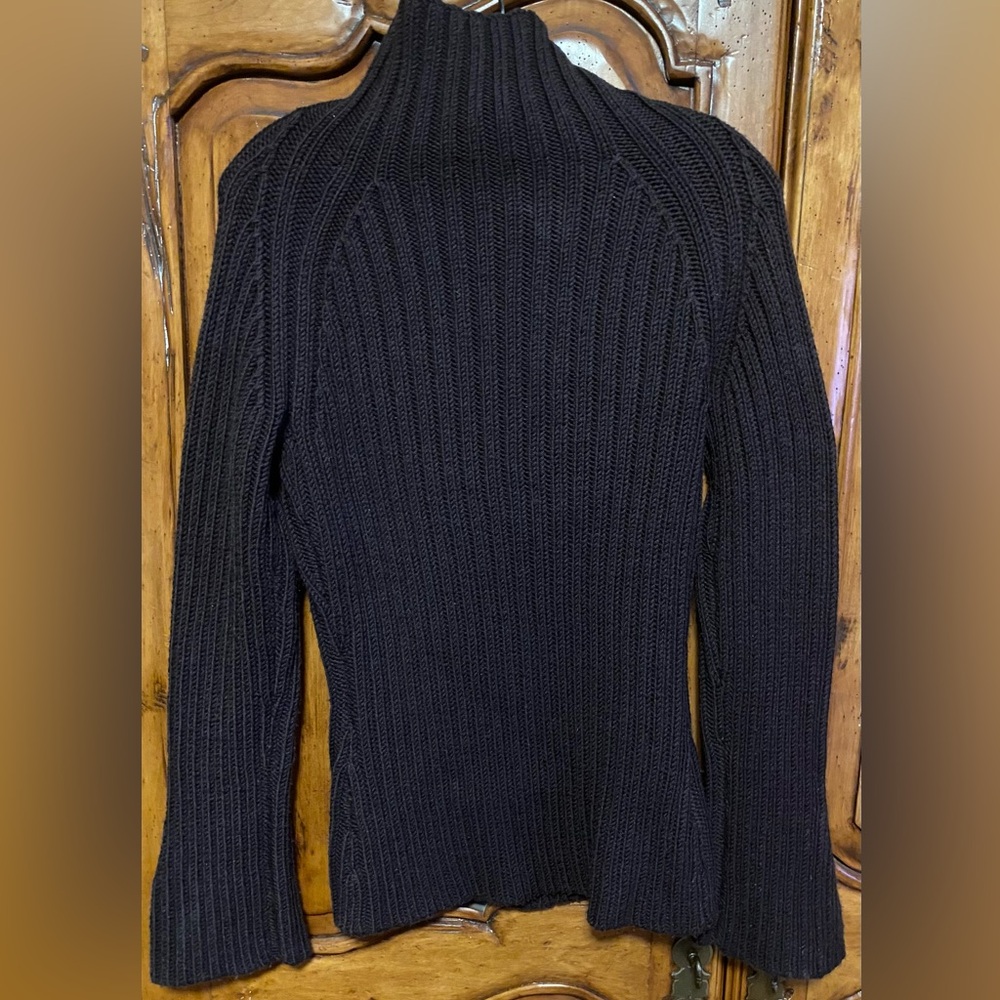 BCBG Wool sweater Chocolate Brown